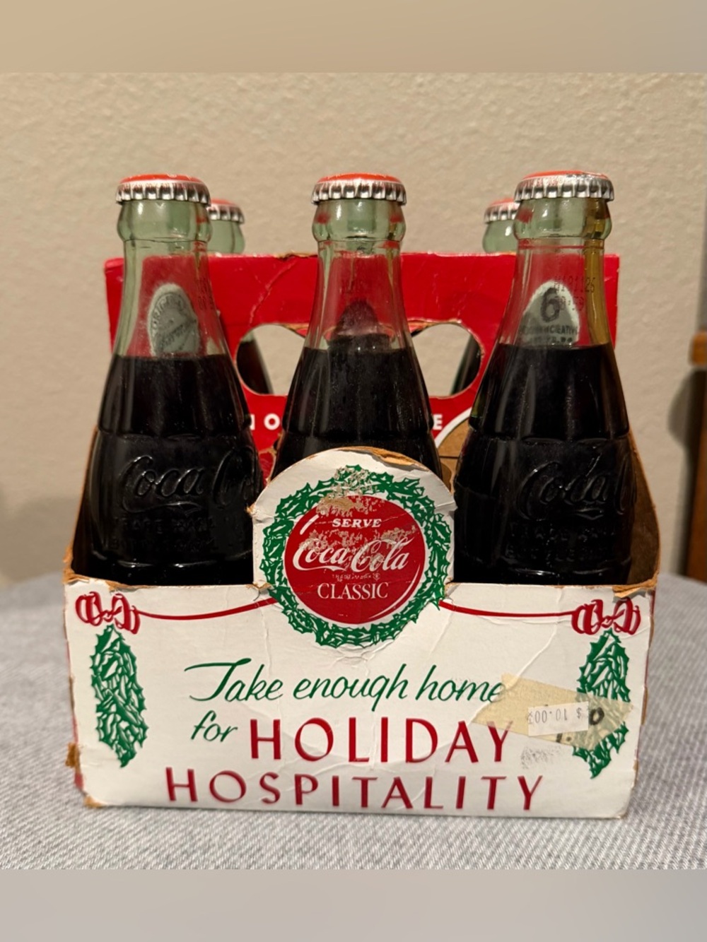 Coca-Cola Holiday Six-Pack - Red & Green Accents